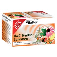 H&S heißer Sanddorn Vitaltee Filterbeutel