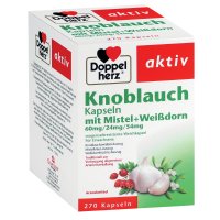 DOPPELHERZ Knobl.Kap.m.Mistel+Weißdorn 60/24/54 mg