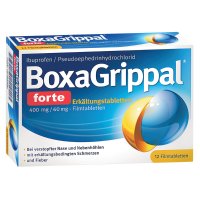 BOXAGRIPPAL forte Erkältungstab. 400 mg/60 mg FTA