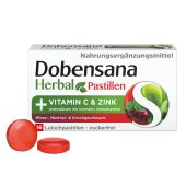 DOBENSANA Herbal Kirschgeschm.Vit.C & Zink Pastil.