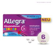 ALLEGRA Allergietabletten Kinder 10 mg Schmelztab.