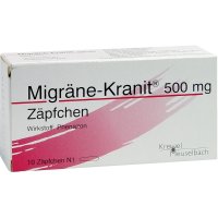 MIGRÄNE KRANIT 500 mg Zäpfchen