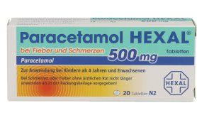 PARACETAMOL 500 mg HEXAL b.Fieber u.Schmerzen Tab.