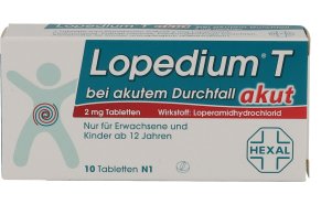 LOPEDIUM T akut bei akutem Durchfall Tabletten