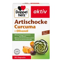 DOPPELHERZ Artischocke Curcuma+Olivenöl Kapseln