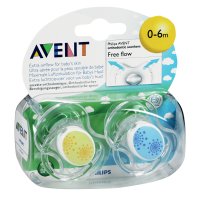 AVENT Schnuller Freeflow Trend 0-6 Mon.BPA-frei