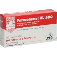 PARACETAMOL AL 500 Suppositorien