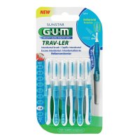 GUM TRAV-LER 1,6mm Tanne blau Interdental+6Kappen